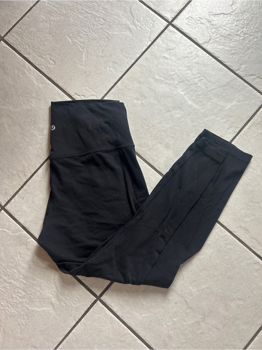 lululemon athletica Black High-Rise 7/8 Leggings